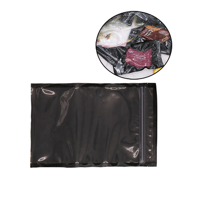 La tirette noire Vcuum de nourriture fraîche de GV met en sac des poches de vide d'emballage alimentaire de 5mm