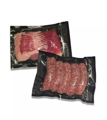 Sacs noirs de stockage de congélateur de scelleur de vide de viande grands pour la cuisson de Sous Vide