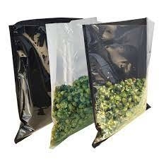 Le noir de relief de scelleur de vide met en sac le sac congelé sec d'emballage alimentaire de PE