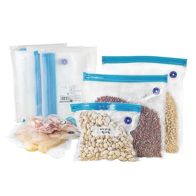La tirette de scelleur de vide met en sac des sacs de Sous Vide pour rescellable réutilisable libre de la nourriture BPA