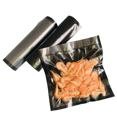 Le joint sous vide noir de ménage roule les poly sachets sous vide en nylon pour la viande BPA