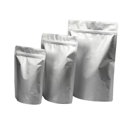 La nourriture mate de stockage de Mylar de sac de serrure de fermeture éclair d'emballage de papier d'aluminium tiennent la poche