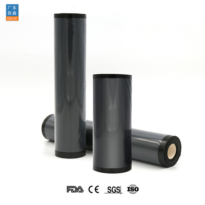 Le joint hermétique noir en plastique de impression fait sur commande Rolls a gravé les sacs en refief rescellables de scelleur de vide