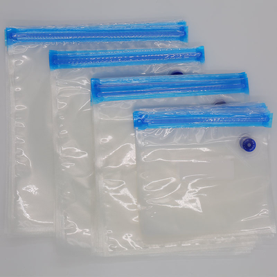 Les sacs rescellables en plastique de nourriture de polypropylène nettoient à l'aspirateur le sac de tirette avec la valve