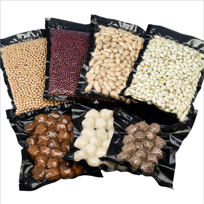 Le joint hermétique de préparation de noir précoupé de repas met en sac le stockage Boilable de nourriture résistant