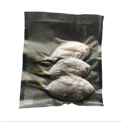 Dos rescellable Front Nylon Pouch clair de noir de sac de tirette de vide fait sur commande d'impression