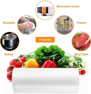 sac de stockage de VCA de congélateur adapté aux besoins du client par poches rescellables en plastique libres de 60mic BPA