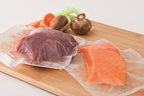 Le vide alimentaire transparent de QS met en sac le stockage scellable de nourriture en nylon 17cm*25cm
