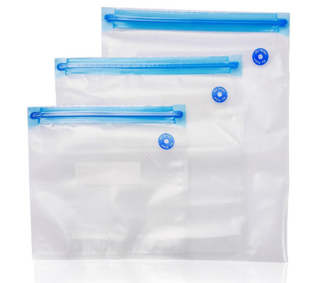Le sous-vide de long temps de stockage de nourriture met en sac des sacs de scelleur de vide avec la valve à air