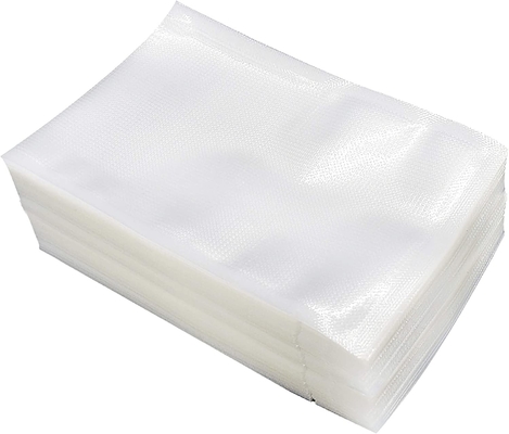 Poche en plastique de chair de poissons de poches en nylon transparentes de soudure à chaud de catégorie comestible