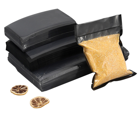 Le joint hermétique résistant de QS Clear Black met en sac 5mil précoupé recyclable