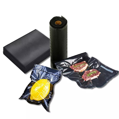 Le scelleur noir de stockage de congélateur de polypropylène met en sac le sac en plastique de scelleur de vide de QS