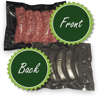 Le scelleur noir de stockage de congélateur de polypropylène met en sac le sac en plastique de scelleur de vide de QS