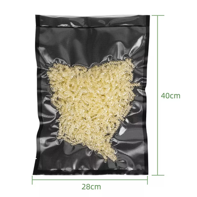 Tirette en plastique de relief par poche en nylon noire de barrière de catégorie marchande de vide