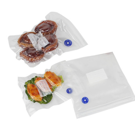 Sacs sous vide refermables en plastique réutilisables Sacs à fermeture éclair sous vide