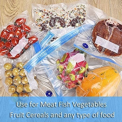 La tirette de scelleur de vide met en sac des sacs de Sous Vide pour rescellable réutilisable libre de la nourriture BPA