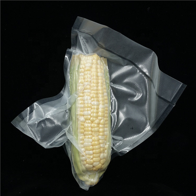 Le scellant sous vide en relief de fruits de mer de viande en nylon met en sac le stockage sans BPA de nourriture de Rolls