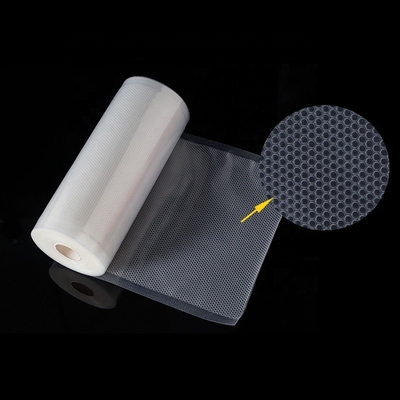 Le scellant sous vide texturé par micro-canal met en sac le paquet de 2 rouleaux pour l'épargnant de nourriture