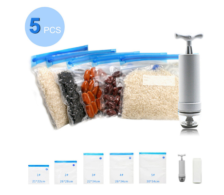 Le sous-vide libre de nourriture de BPA met en sac des sacs de joint sous vide de GV avec la tirette