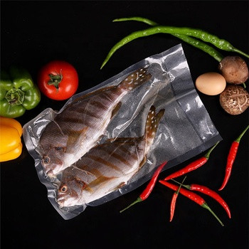 Sacs en plastique de relief de nourriture de vide de PE de sacs de vide de Sous Vide pour la viande surgelée