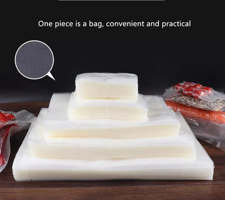 Sacs en plastique de relief de nourriture de vide de PE de sacs de vide de Sous Vide pour la viande surgelée
