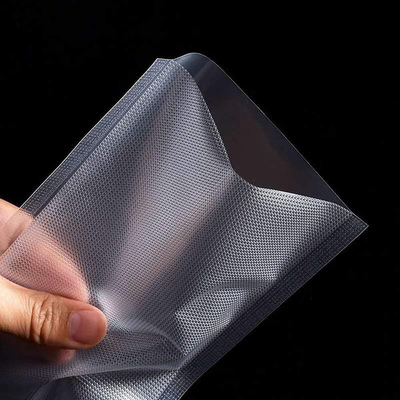 Sacs rescellables de nourriture de poly vide en nylon gravant en refief soudant à chaud les sachets en matière plastique