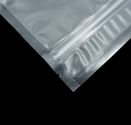 Résistance à l'abrasion élevée de piqûre de sacs de tirette de vide de nourriture de PE de transparent
