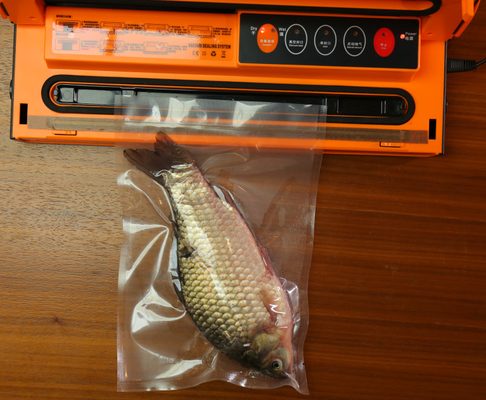 Le PE de poches de nourriture de scelleur de vide de joint d'OEM 3 a donné à des sacs une consistance rugueuse de scelleur de vide