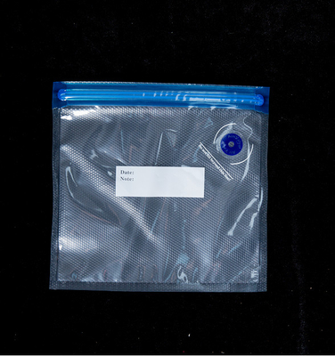 Serrure à glissière réutilisable de sac d'économie d'espace de joint de vide avec la pompe à air