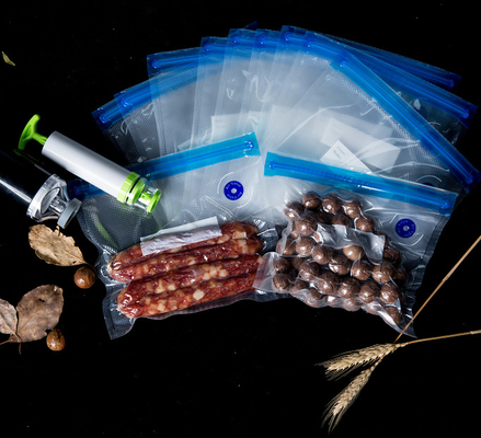 Serrure à glissière réutilisable de sac d'économie d'espace de joint de vide avec la pompe à air