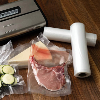 Rouleaux sous vide pour réfrigérateurs Sacs de scellage sous vide en plastique PE Nylon 11 &quot;X25' Ft