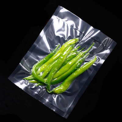 Le scellant sous vide texturisé imprimé met en sac des sachets de vide de PE de nourriture de congélateur de Rolls