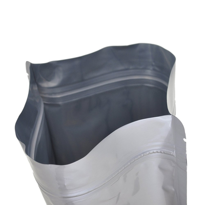 Les sacs zip-lock de Mylar d'aluminium métallique thermoscellable tiennent le stockage de nourriture de poche