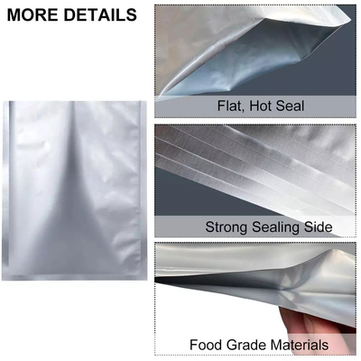 Sacs rescellables de Mylar de sac de papier d'aluminium métallisé par aperçu gratuit pour le stockage de nourriture