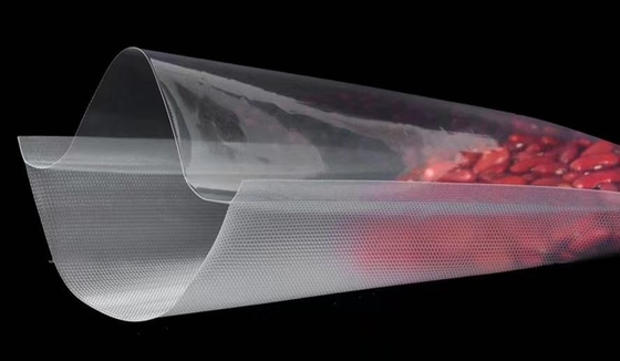 Le joint sous vide en plastique stratifié par logo fait sur commande met en sac la poche sous vide de relief