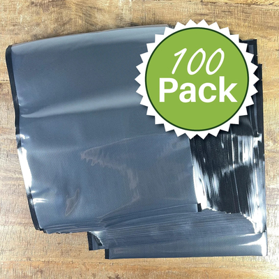 Le joint sous vide en plastique de relief de Black&amp; Clear de catégorie comestible met en sac le CE pour le stockage de viande
