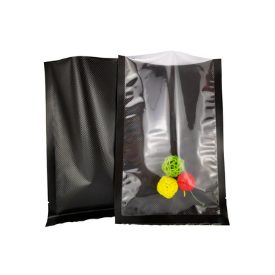 Sacs de scelleur sous vide de qualité marchande de Rolls de vide d'espace libre pré coupés noirs pour la nourriture