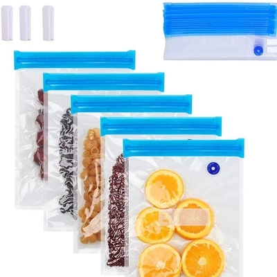 Réutilisable Congélateur Sûr Sans BPA Ziplock Sous Vide Sacs Alimentaire Scellant Sous Vide