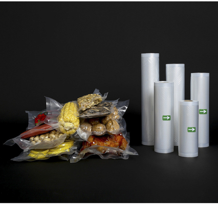 Le scellant sous vide clair met en sac l'emballage de relief par chambre sous vide de Rolls