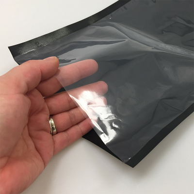 Catégorie comestible tous les sachets en plastique libres noirs de BPA soudent à chaud le scelleur en nylon de vide